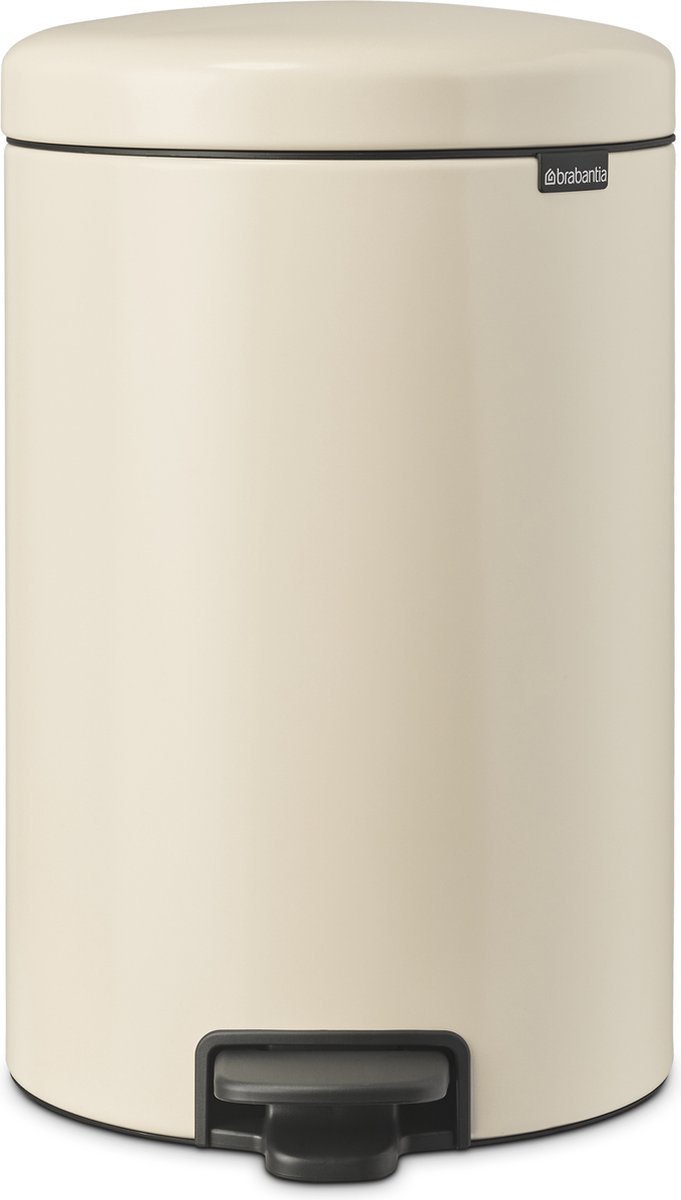 Goedkoopste Brabantia NewIcon Prullenbak - 20 liter - Soft Beige