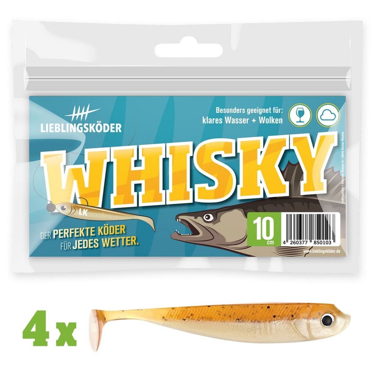 Lieblingsköder Shad 10cm Whisky 10cm Whisky - PROMO
