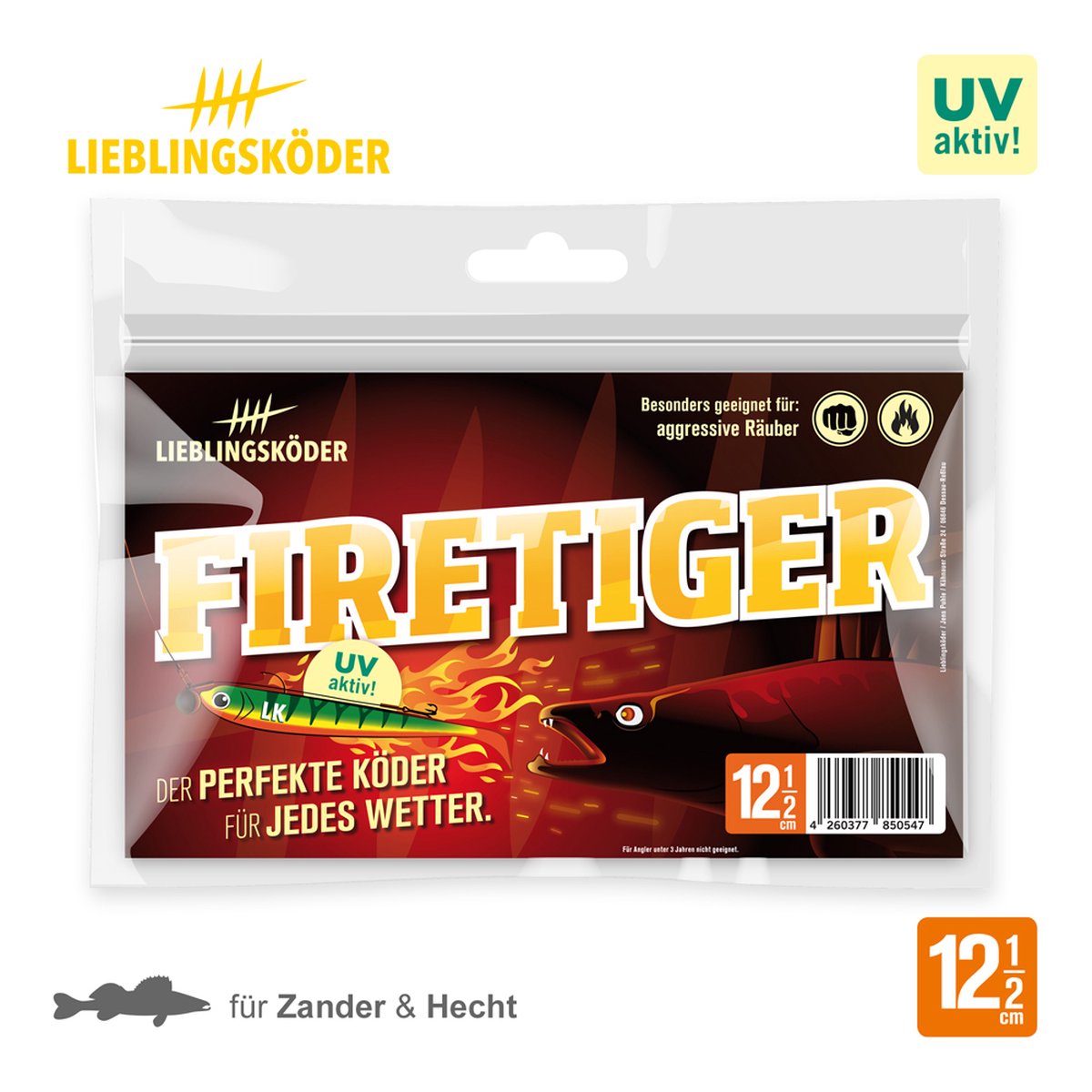 Lieblingsköder Shad 12,5cm Firetiger 12.5cm Firetiger - PROMO