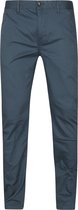 Scotch and Soda - Mott Chino Blauw - Slim-fit - Chino Heren maat W 38 - L 34