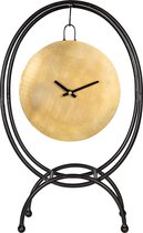 PTMD -Runa Gold  - metal table clock hanging part oval26.5 x 10.0 x 43.0 cm