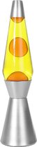 i-total - Lava Lamp Rocket - jaune avec lave orange