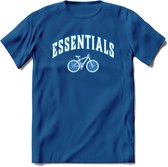 Bike EssentialsT-Shirt | Souvenirs Holland Kleding | Dames / Heren / Unisex Koningsdag shirt | Grappig Nederland Fiets Land Cadeau | - Donker Blauw - M