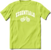 Bike EssentialsT-Shirt | Souvenirs Holland Kleding | Dames / Heren / Unisex Koningsdag shirt | Grappig Nederland Fiets Land Cadeau | - Groen - L