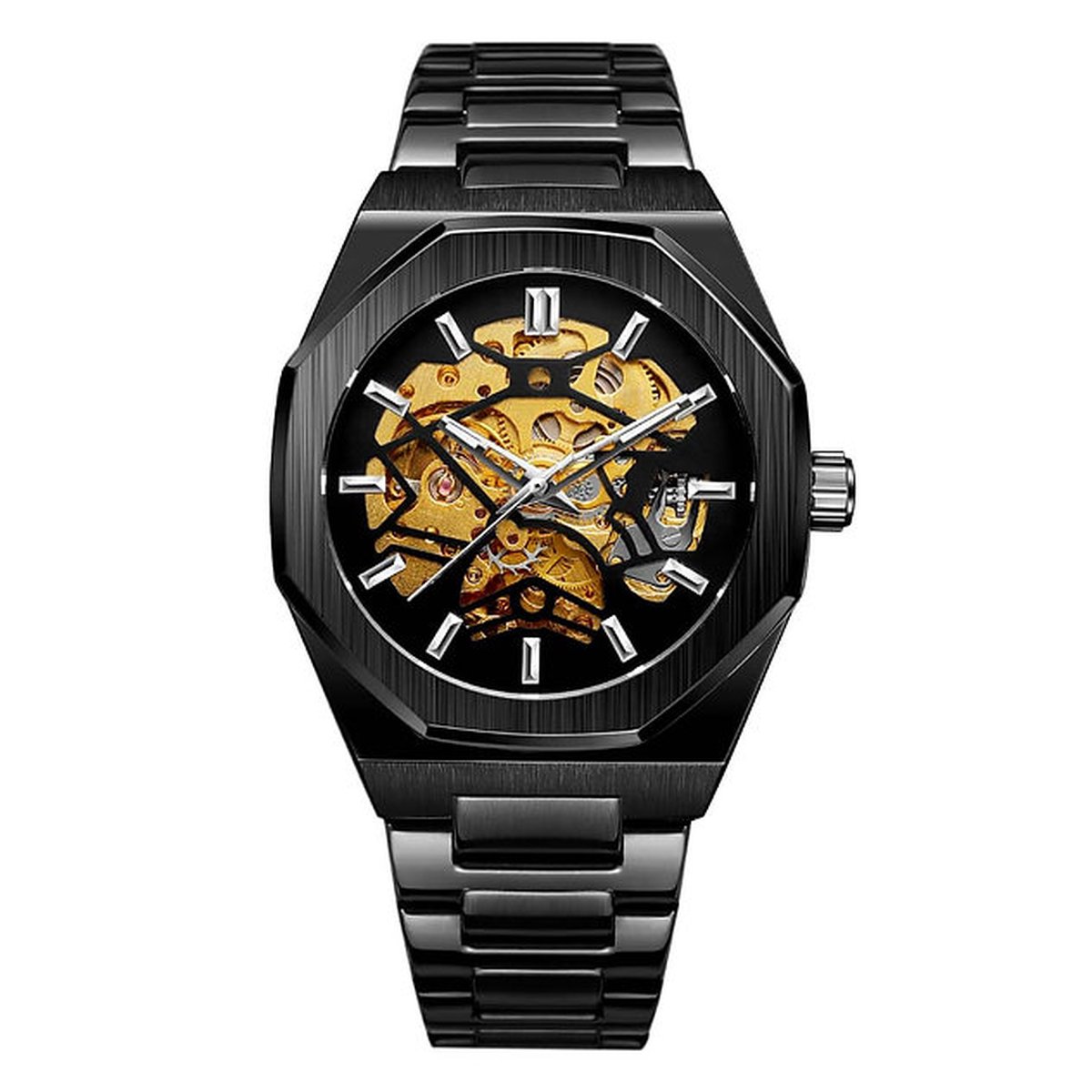Globalwear Panthom - Black Mannen Horloge