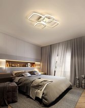 Uniclamps LED - 4 Koppen Plafondlamp Met Afstandsbediening - Smart Lamp Wit- Dimbaar Met App - Woonkamerlamp - Moderne lamp - Plafoniere