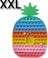 Pop IT - Ananas 33x20 cm - XXL - Speelplezier - Verjaardag cadeau - Kindercadeau - kinderen - Meisje - Jongen - Volwassenen