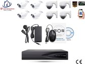 Home-Locking camerasysteem met NVR 5.0MP H265 POE met 8 camera's 5.0MP CS-8-1503