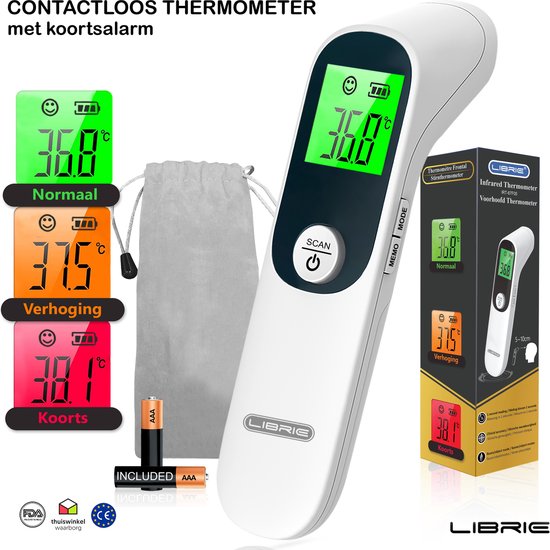 Librie IRT-67F05 Voorhoofd thermometer