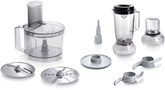 Bosch MCM3501M MultiTalent 3 - Keukenmachine - 800W - Foodprocessor - Zwart/RVS