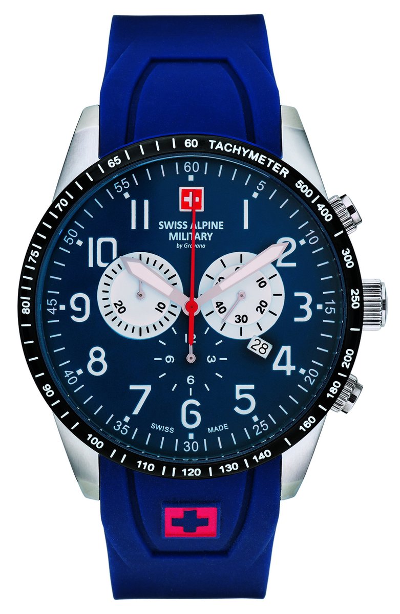 Swiss Alpine Military 7082.9835 heren horloge 45 mm