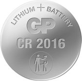 GP Batterij CR 2016 - Knoopcel - Lithium - 3Volt - 1 STUK(S)