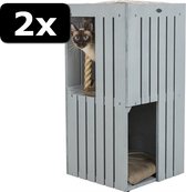 2x BE NOR CAT TOWER JUNA GS 38X38X77CM