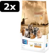 2x CAROCROC KAT KIP 2KG