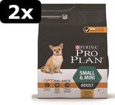 2x PRO PLAN DOG SMALL/MINI KIP 3KG