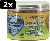 2x RENSKE HOND MINI HART K/O 100GR