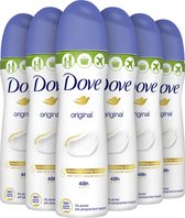 Dove Original Anti-Transpirant Deodorant Spray - 6 x 75 ml - Voordeelverpakking