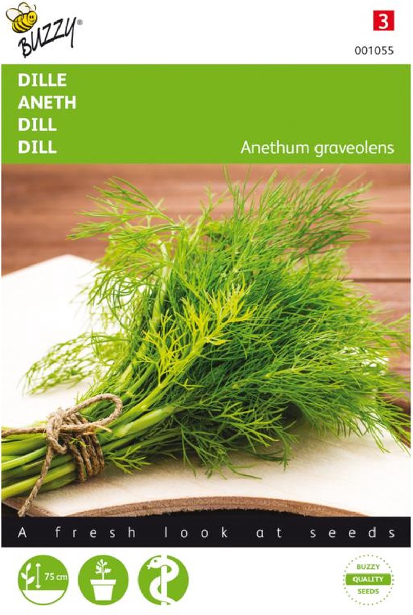 Kruidenzaden pakket Buzzy XL 12 stuks - Basilicum - Munt - Tijm - Kamille - Koriander - Rozemarijn - Bieslook - Peterselie - Dille - Tuinkers - Citroenmelisse - Oregano