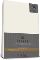 Van Dem - Belize  - Topper Mako Jersey 100 x 210 cm creme