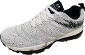 Sneakers heren wit zwart maat 44