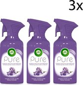 3x Air Wick Pure - Lavendel Spray - 250ml