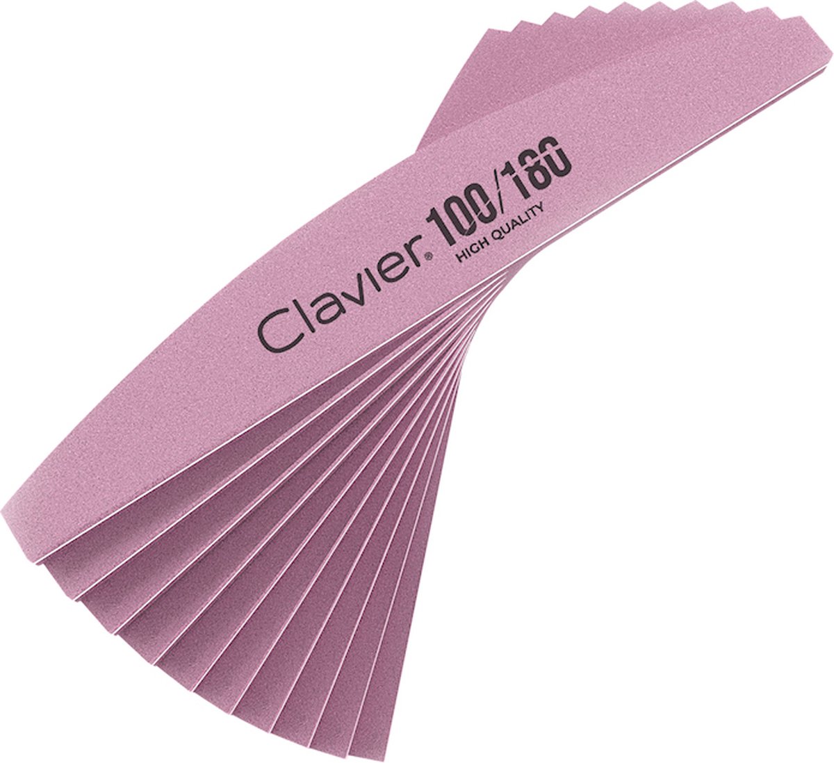 Clavier Manicure Nagelvijl Boot 100/180 – 10 stuks Roze