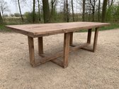 Steigerhouten tuintafel Tendenza Base met onderstel Uno | Scherp geprijsd | Steigerhout 3.00 x 1.00 8-10 persoons - kies een kleur | Quattro Design