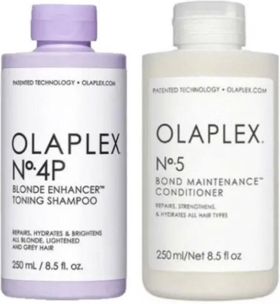 Olaplex Blonde Set Shampooing & Conditioner 4P&5 FREE BFF MAXPRO BRUSH *100% Produits originaux GS1 QR Code