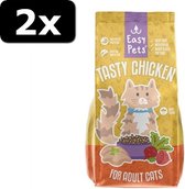 2x EASYPETS TASTY CHICKEN ADULT 1,5KG