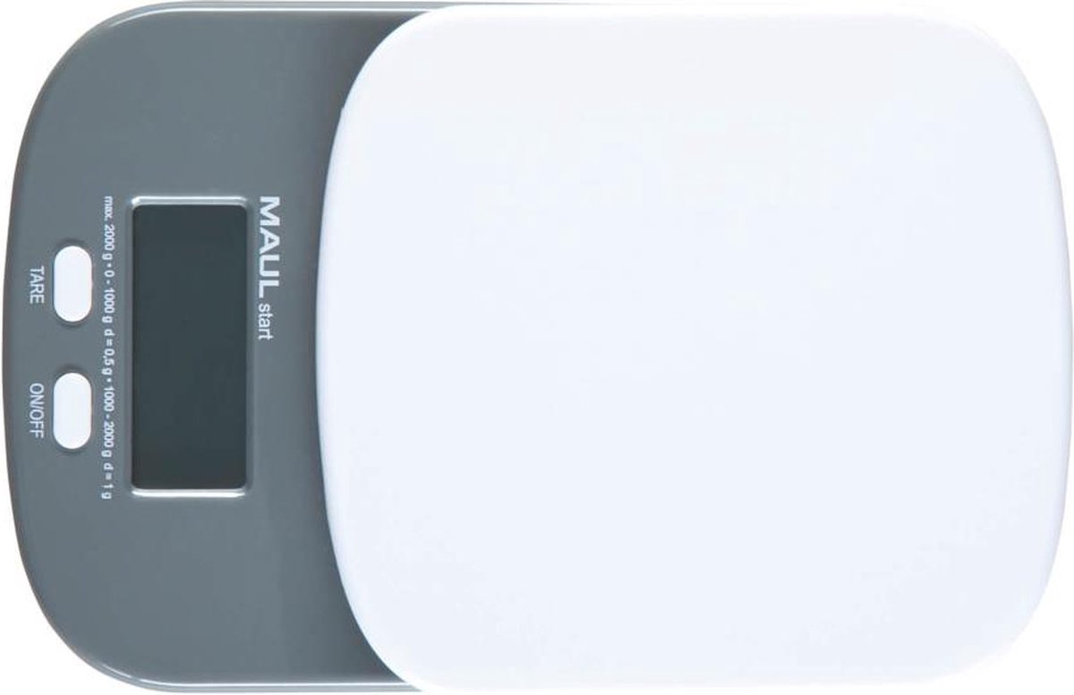 Maul Briefweger Start tot 2000 gram inclusief batterijen grijs
