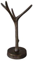 Deco4yourhome® - Sieraden Boom - Metaal - Tree - Maat L - Antique Brass Shiny - Oud Goud - Sieradenboom