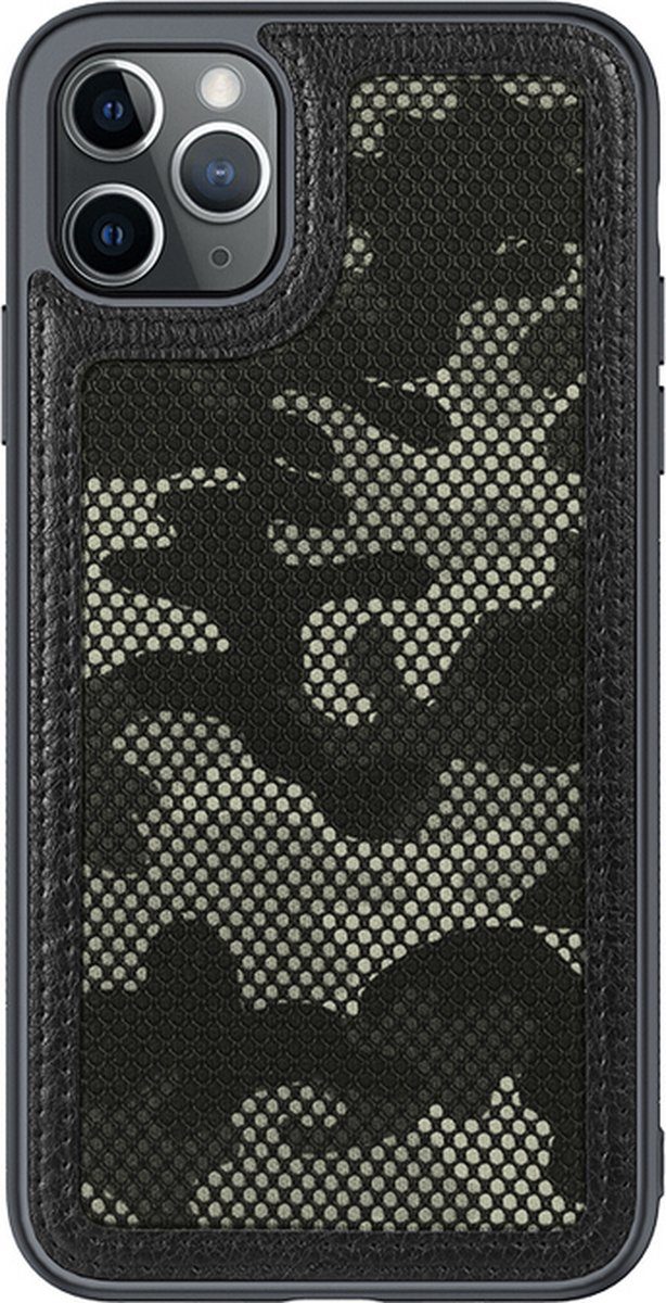 Nillkin Camo Back Cover - Geschikt voor Apple iPhone 11 Pro (5.8") - Zwart/Groen