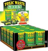 Tambour de Candy acidulés verts de déchets toxiques (paquet de 12)