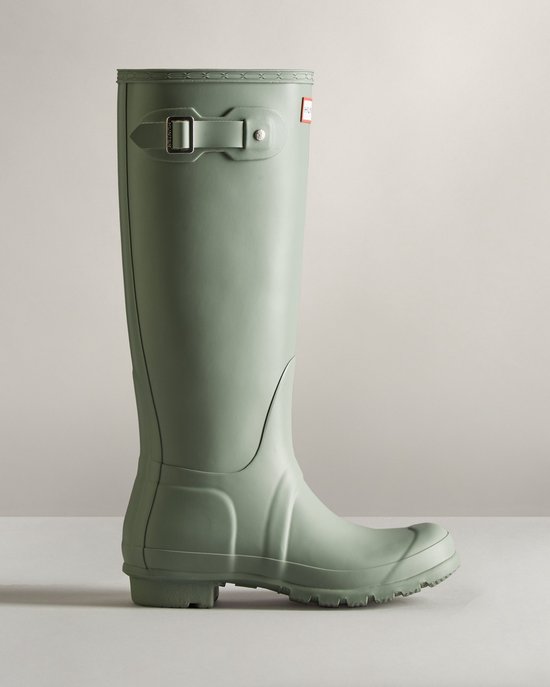 Hunter - Regenlaarzen voor vrouwen - Originele lange laarzen - Groen - maat 42EU