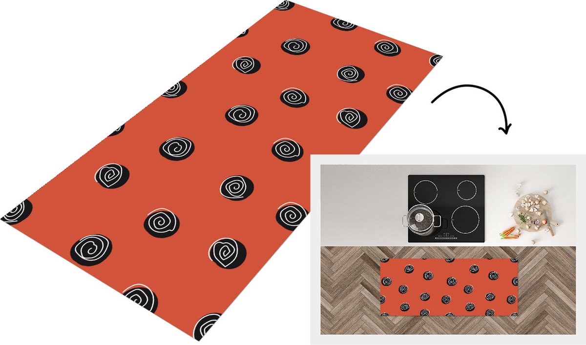 KitchenYeah Keukenloper - Loper keuken - Patronen - Kunst - Australië - 120x50 cm - Keukenloper vinyl Multicolor