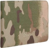 Urban Classics Bifold portemonnee Four tactical camo Groen