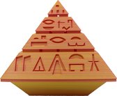 'Stargate' Piramide Met Hiërogliefen En Opslag Box Juicy Peach Large - Home Deco - Prachtig Kleuren Spectrum En Design