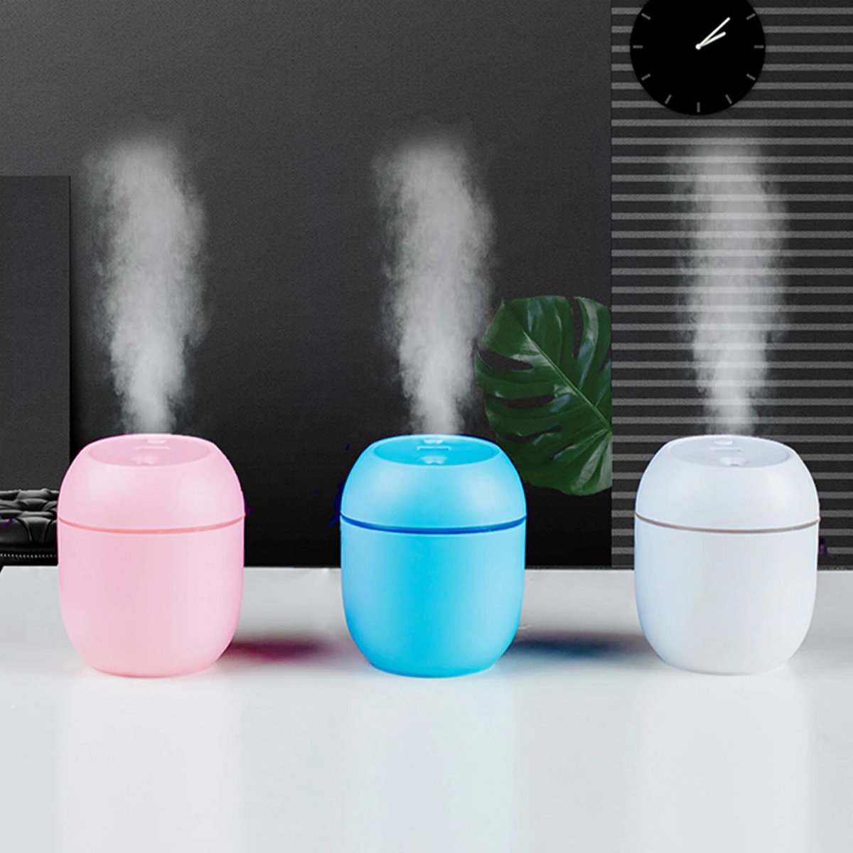 300 Ml Humidificateur, Mini Humidificateur Pour Voiture, Diffuseur D'arôme,  éclairage D'ambiance Coloré, Diffuseur D'arôme, Pour La Maison