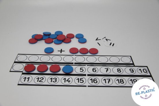 Calcul réglé jusqu'à 20 - apprendre à calculer - aperçu des nombres -  compter la ligne... | bol.com