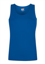 Set 2 stuks Konings Blauwe Tanktop / sportshirt Fruit of the Loom Lady-Fit Performance Vest maat XL
