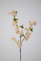 Kunstbloem Bloesem - topkwaliteit decoratie - Peach Zalm - zijden tak - 110 cm hoog