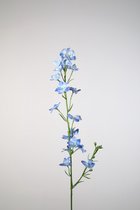 Kunstbloem Delphinium - topkwaliteit decoratie - Blauw - zijden tak - 87 cm hoog