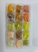 DIY Sieraden maken - Kralen Set - Rocailles - 15 Kleuren - 2 mm