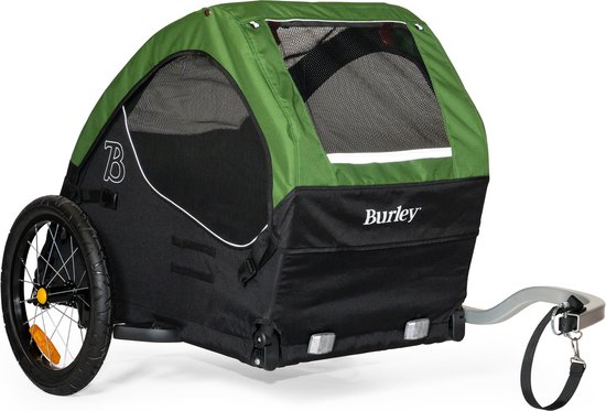 Burley Tail Wagon Hondenfietskar - Groen/Zwart