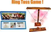 Ring Toss Game – Expeditie Robinson Spel - Spellen – Haak-en-Ring Spel – Ringwerpen - Drank Spel - Zwart