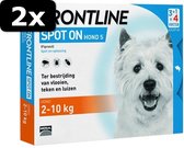 2x - FRONTLINE HOND SPOT ON S 4 P