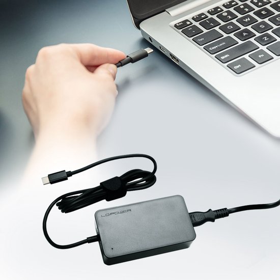 Adaptateur USB-C 65W pour PC Portable - Chargeur USB-C pour Tablettes PC /  Smartphones