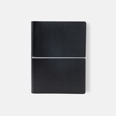 CIAK notitieboek Deluxe - 15x21cm - gelinieerd - genummerde blz. - doorlopende agenda - softcover - zwart