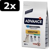 2x ADVANCE CAT SENSITIVE STER 3KG