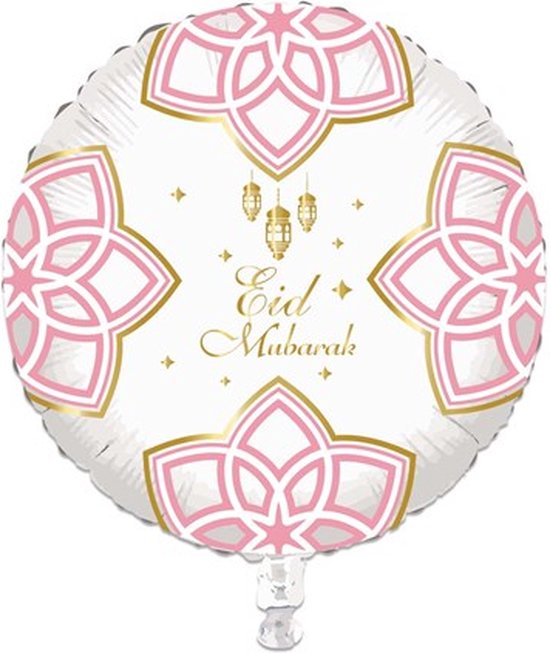 Suikerfeest Offerfeest Folieballon Eid Mubarak 24 inch